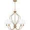 Quoizel Wilkins Chandelier 5 Lights Brushed Weathered Br WIL5027BWS - alternate 1